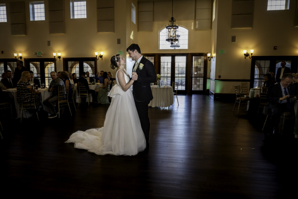 Bride & Groom First Dance at Running Hare Vineyard - Wedding Venue