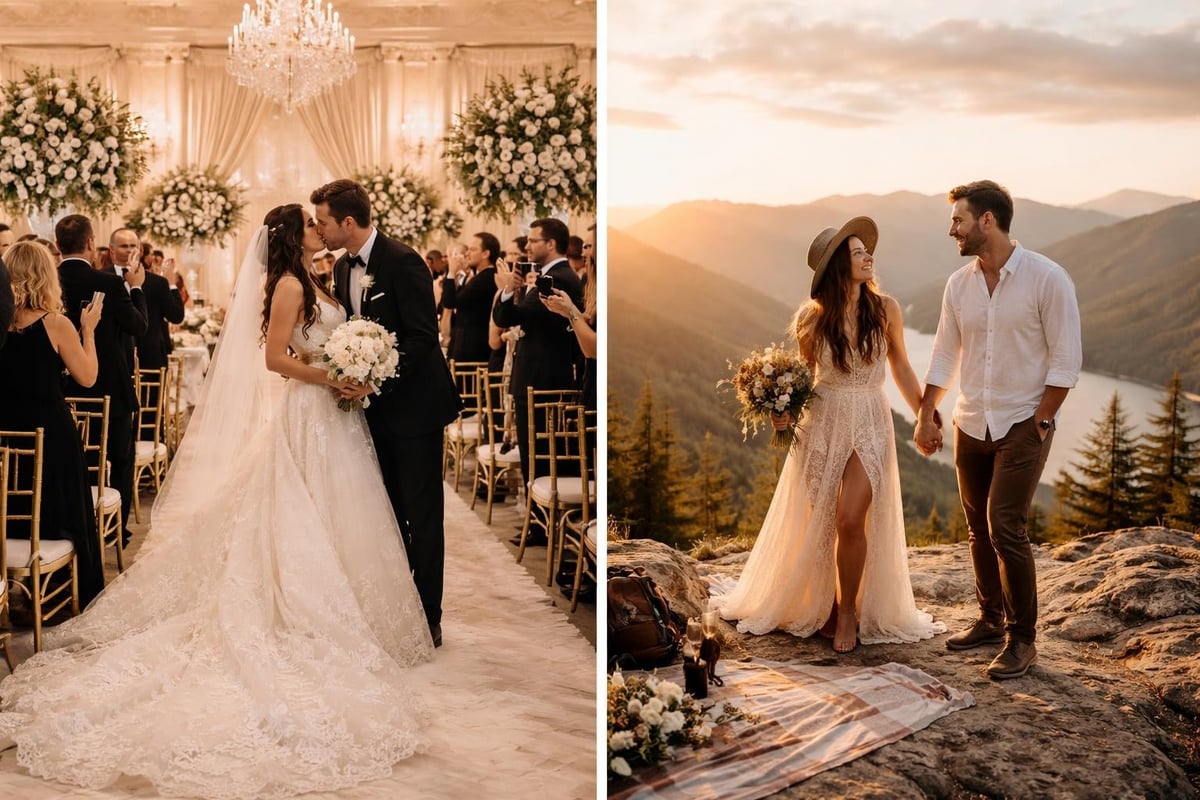 Elopement wedding planning freedom