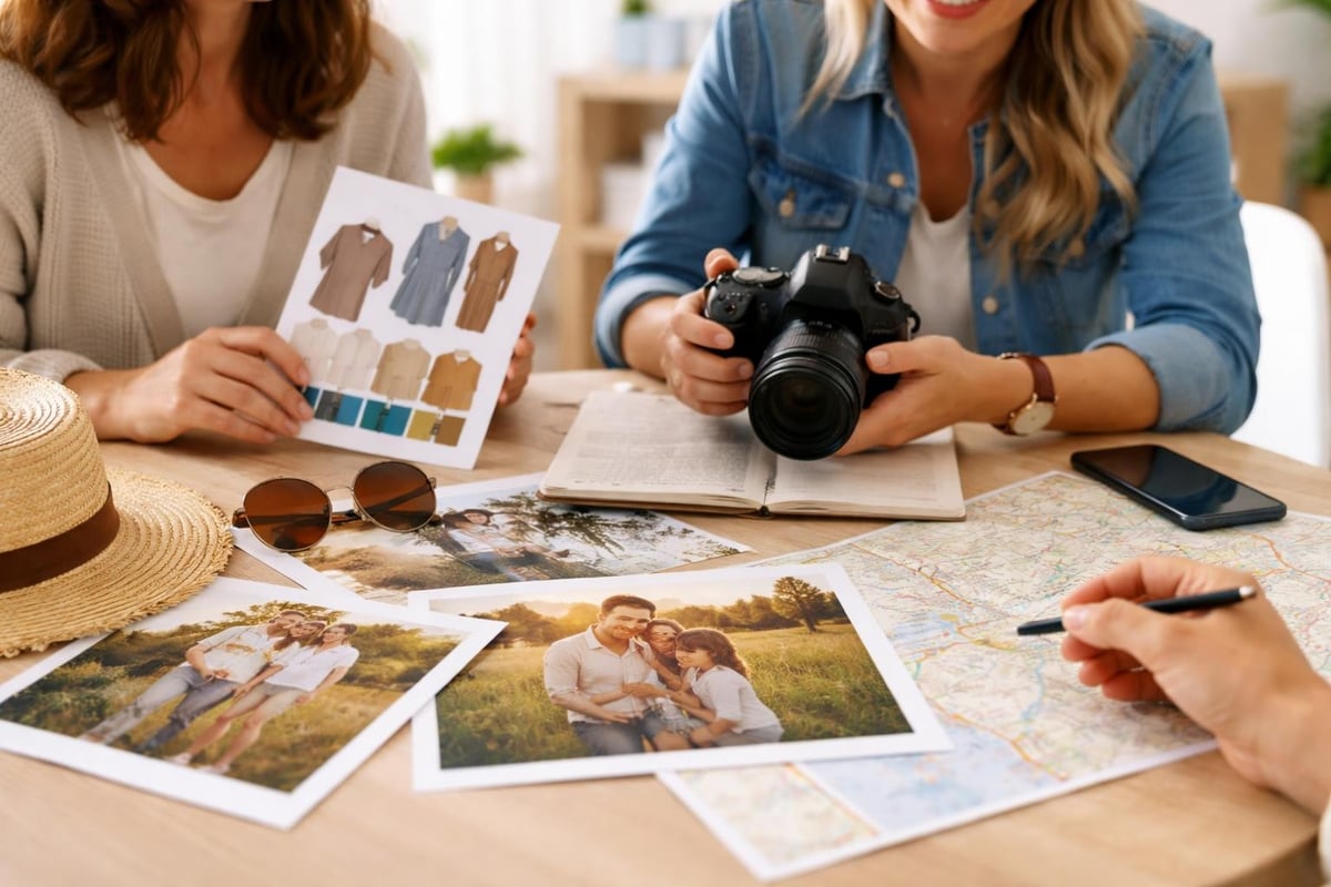 Family photoshoot planning process