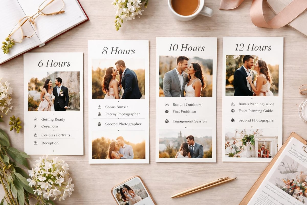 Wedding photography package planning