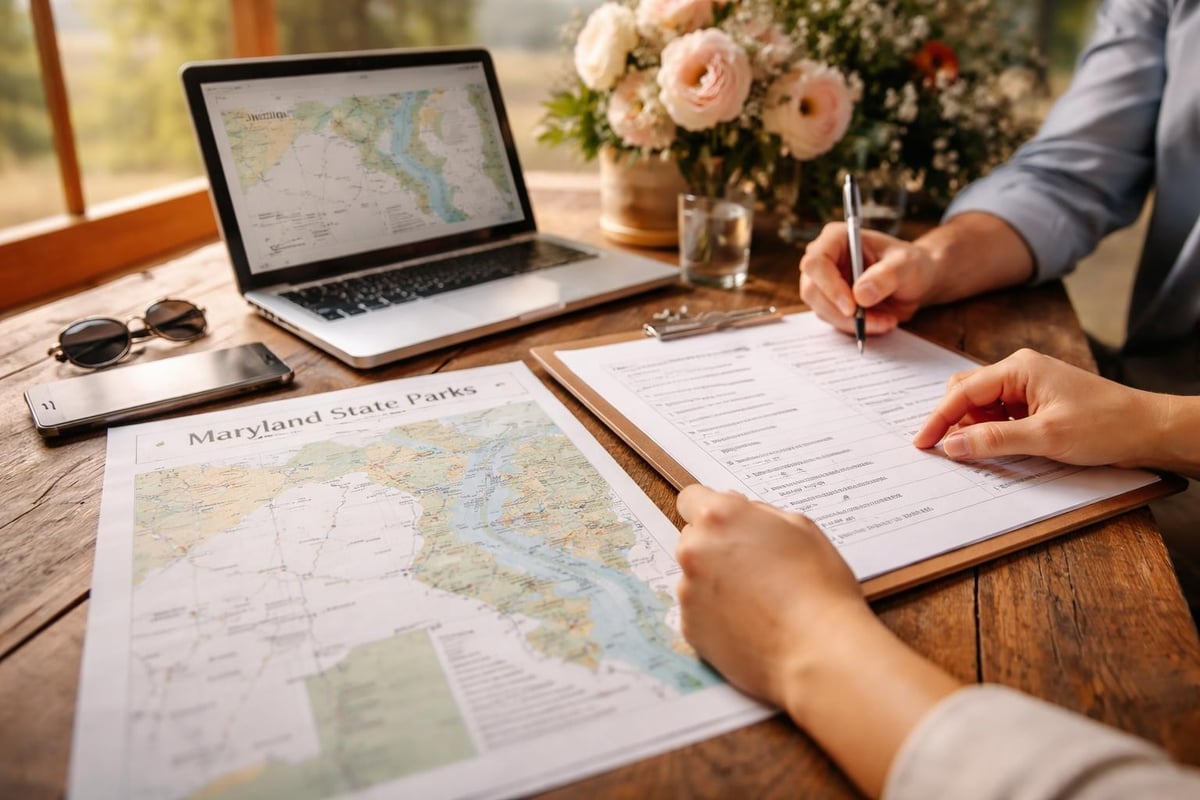 State park wedding planning