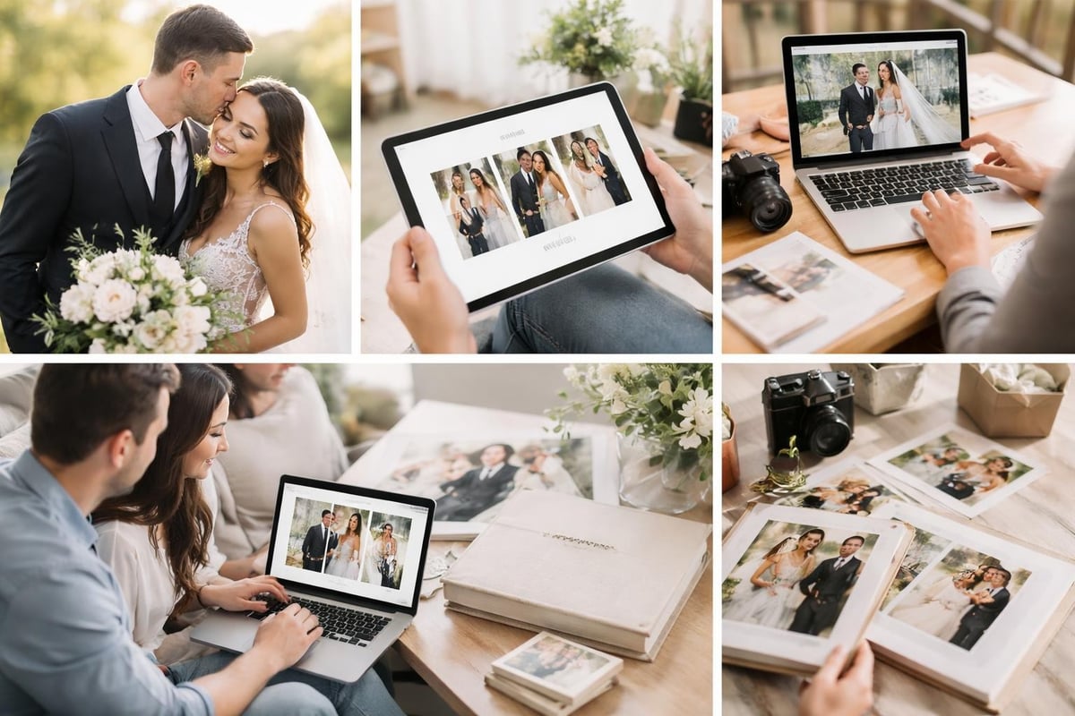 Wedding gallery delivery process