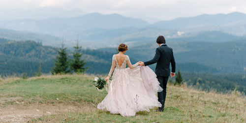 Smoky Mountain Wedding - Bride & Groom - Jennifer Mummert Photography