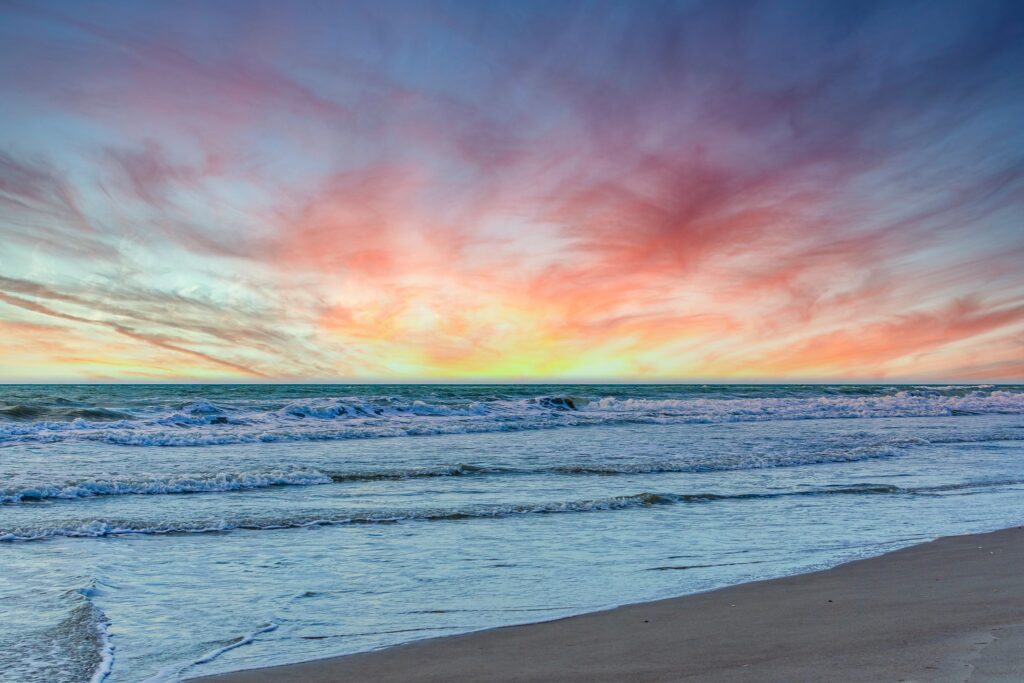 Cocoa Beach Florida Sunrise - Elopement - Destination Wedding Photographer